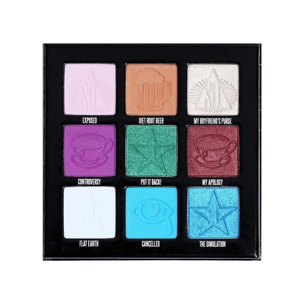 JEFFREE STAR EMERALD MINI CONTROVERSY EYESHADOW PALETTE NIB